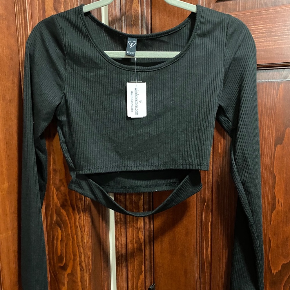Brand New Windsor Cut Out Crop Top